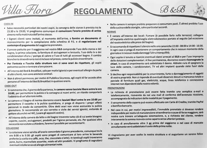 Flora Bed & Breakfast Peschiera del Garda